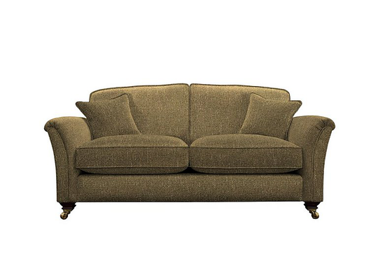 Parker Knoll - Devonshire Large 2 Seater Classic Back Fabric Sofa - Green