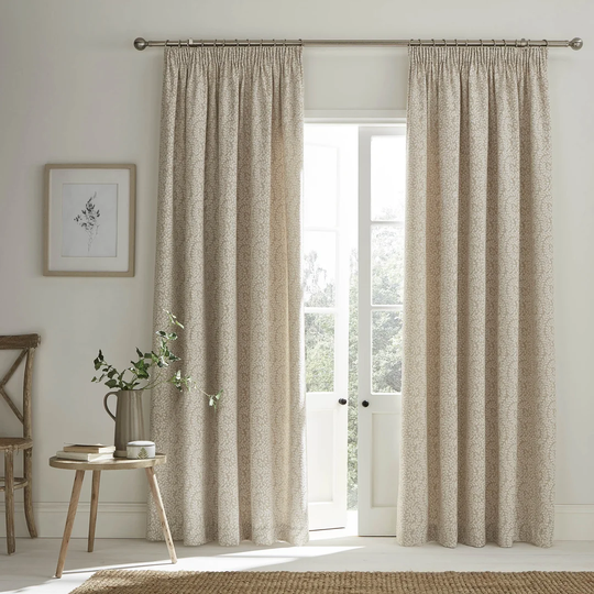 Buckland Headertape Pencil Pleat Room Darkening Curtains