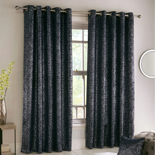 Vasquez Halo Eyelet Room Darkening Thermal Sliding Panel Curtains