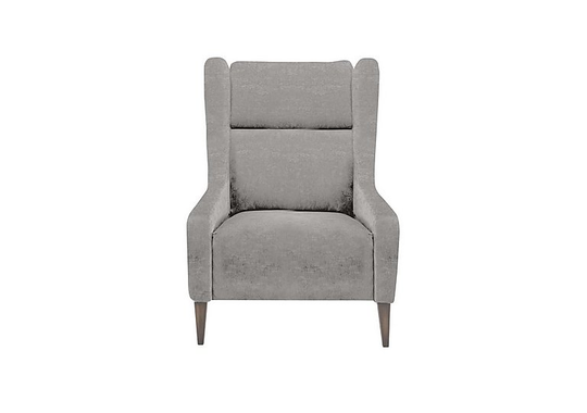 Boutique Splendour Fabric Accent Chair - Silver