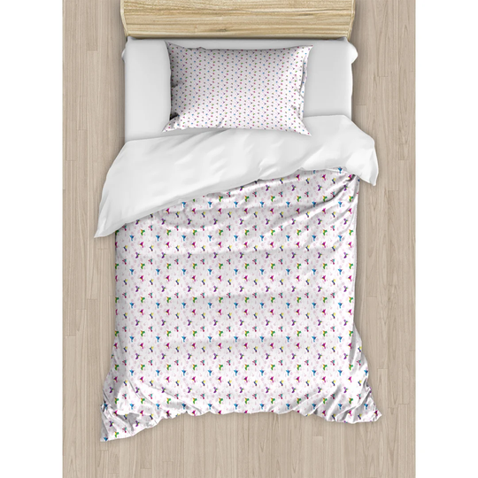 smallwood Multicolor 100% Brushed Microfibre Duvet Cover Set