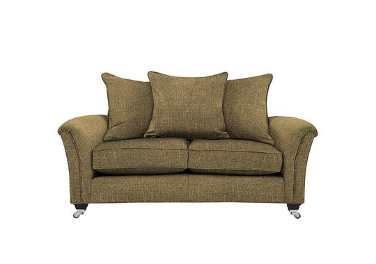 Parker Knoll - Parker Knoll Devonshire 2 Seater Pillow Back Fabric Sofa - Green