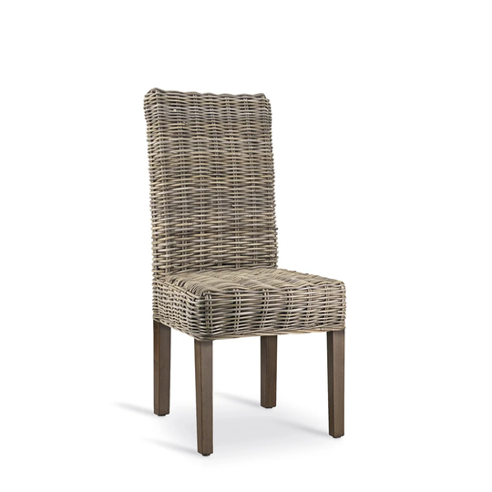 Rattan Bleached Legs Chair