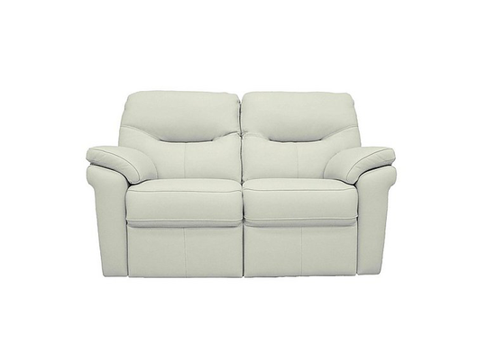 G Plan - Seattle 2 Seater Leather Manual Recliner Sofa - Natural