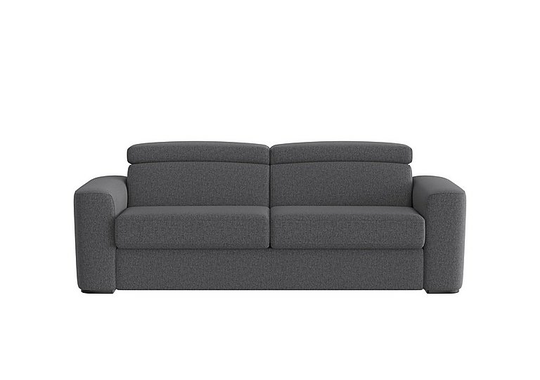 Infinity 3 Seater Fabric Sofa Bed - Grey- World of Leather