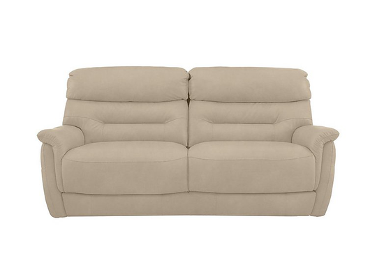 Chicago 3 Seater Fabric Sofa - Beige