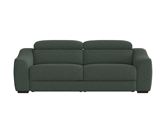 Elixir 3 Seater Fabric Sofa - Green