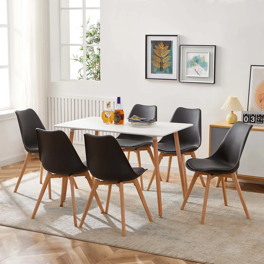 Dining Chairs Set Of 4, Black