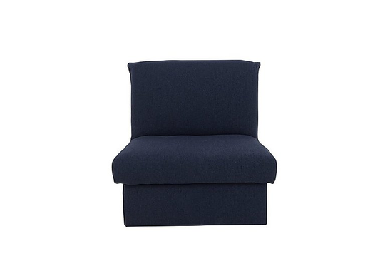 Versatile Fabric Chair Bed - Blue