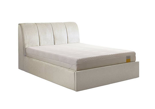 TEMPUR - Harrington Ottoman Bed Frame - Super King - Silver