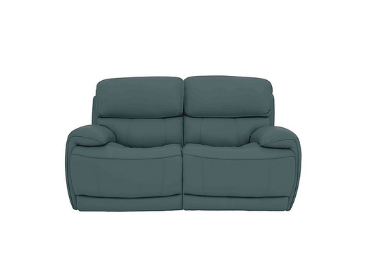 Relax Station Rocco 2 Seater Leather Power Rocker Sofa with Power Headrests - Green- World of Leather