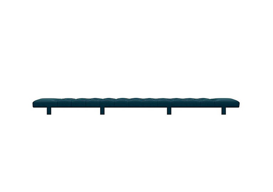 Norse - Norse Dining Bench Pad - 180-cm - Blue