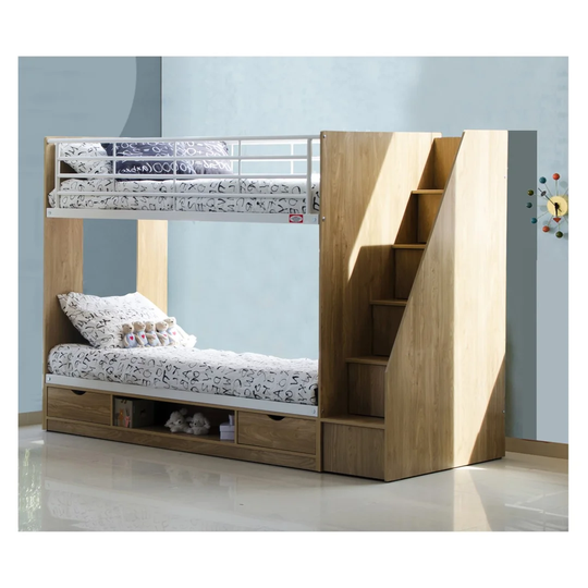 Haxby Single Bunk Bed with Shelves