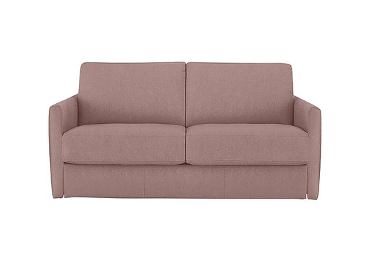 Nicoletti - Alcova 2 Seater Fabric Sofa with Slim Arms - Pink