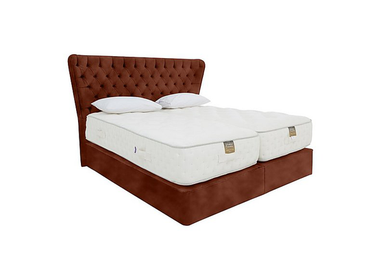 Harrison Spinks - Yorkshire 25,000 Divan Set - Super King - Brown