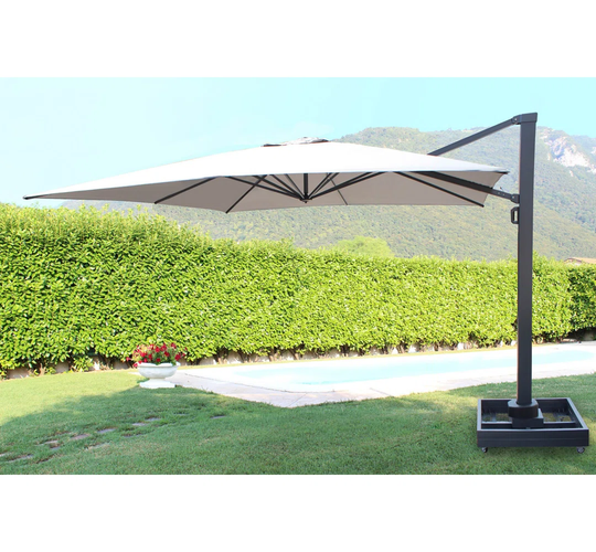 Artensia 4m x 4m Rectangular Cantilever Parasol