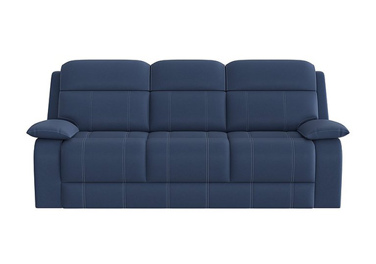 Moreno 3 Seater Fabric Sofa - Blue
