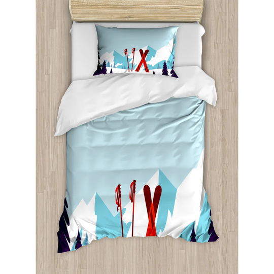 Shaver Turquoise 100% Brushed Microfibre Duvet Cover Set