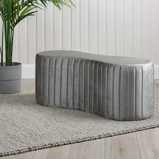 Upholstered Bedside Bench for Bedroom Living Room Furniture, 104cm Wide End of Bed Bench