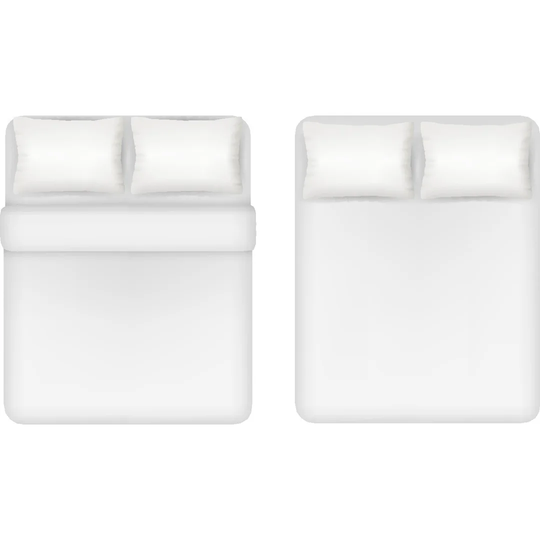 Ahti White 180 TC Duvet Cover Set