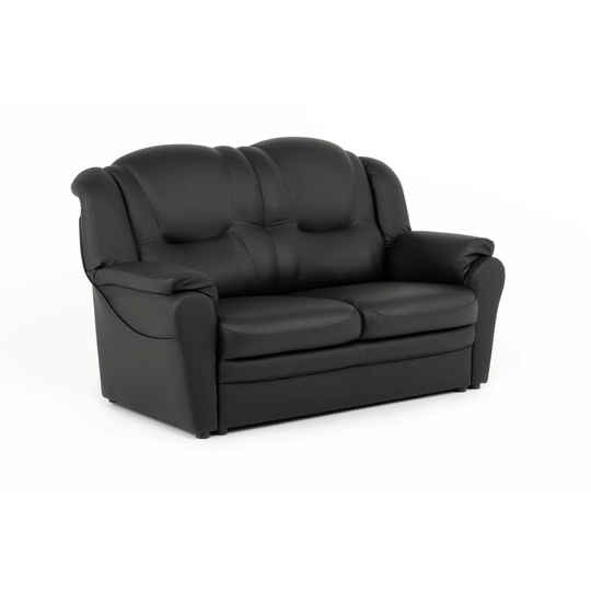 Lakim 160Cm Faux Leather Round Arm Sofa