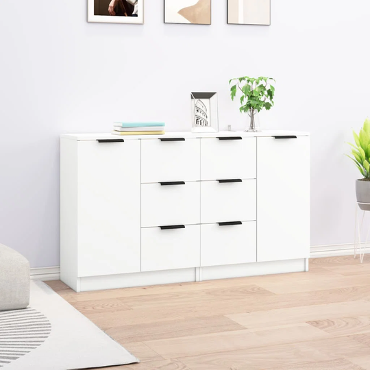 Husha 120Cm Wide 6 Drawer Sideboard