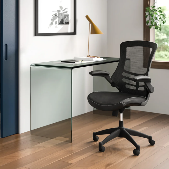 Mid-Back Black Ergonomic Mesh Task Chair
