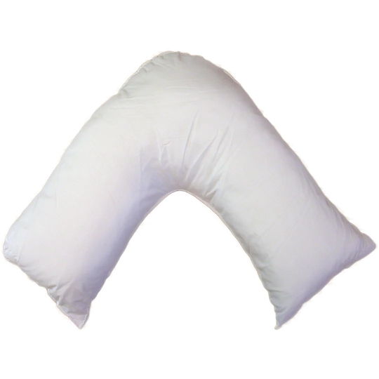 V Shaped Polycotton Support Pillow