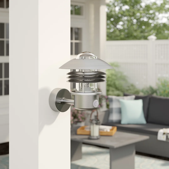 Chamness 1 Light Outdoor Sconce with Motion Sensor