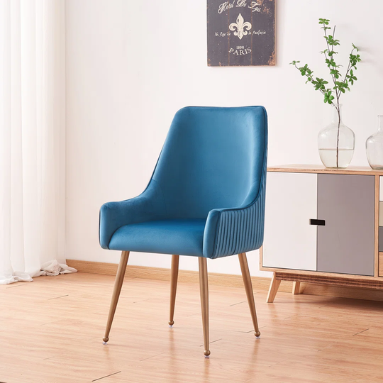 Soho Velvet Dining Chair Black - Set Of 6