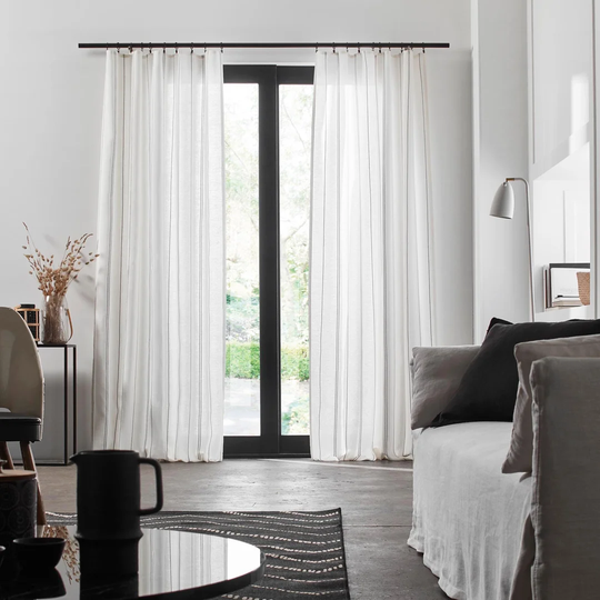 Verla Tab top Semi-Sheer Single Curtain Panel