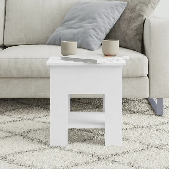 Ivy Bronx Coffee Table Concrete Grey 40X40x42 Cm Engineered Wood