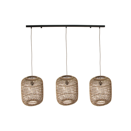 Tarlton 3 Light Kitchen Island Drum Pendant