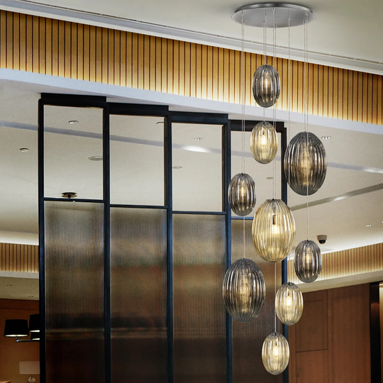 Nola 9 - Light Cluster Geometric Pendant