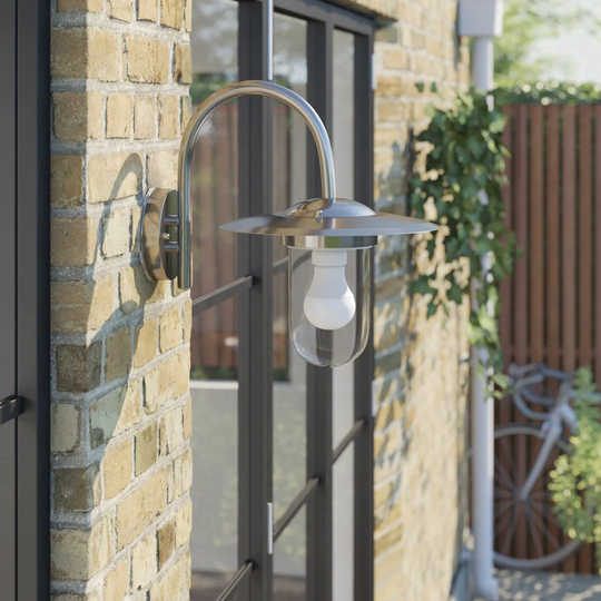Belvoir Silver/Transparent Outdoor Fisherman Light