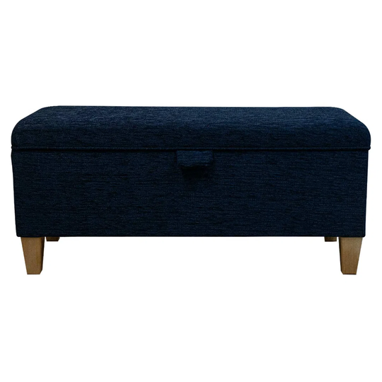 100cm Teal Storage Bench
