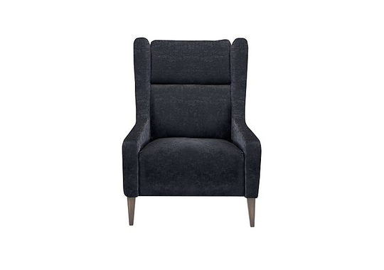 Boutique Splendour Fabric Accent Chair - Blue