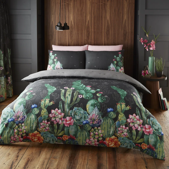 Nohoff Charcoal 144 TC Duvet Cover Set