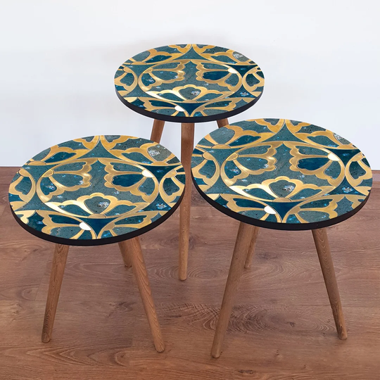 Baril 3 Piece Nest of Tables
