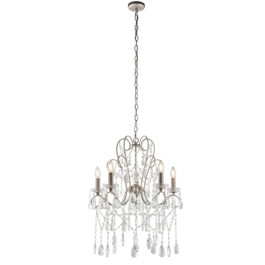 Moriarty 5 -Light Crystal LED Chandelier