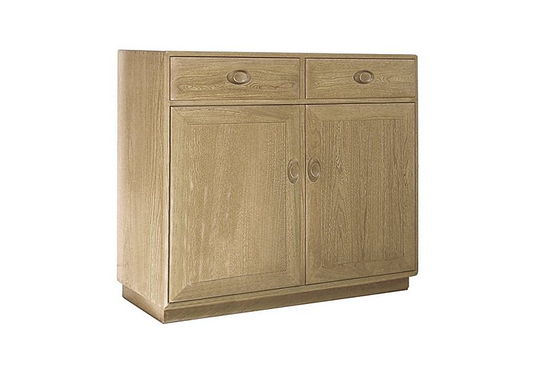 Ercol - Windsor Two Door High Sideboard - Brown