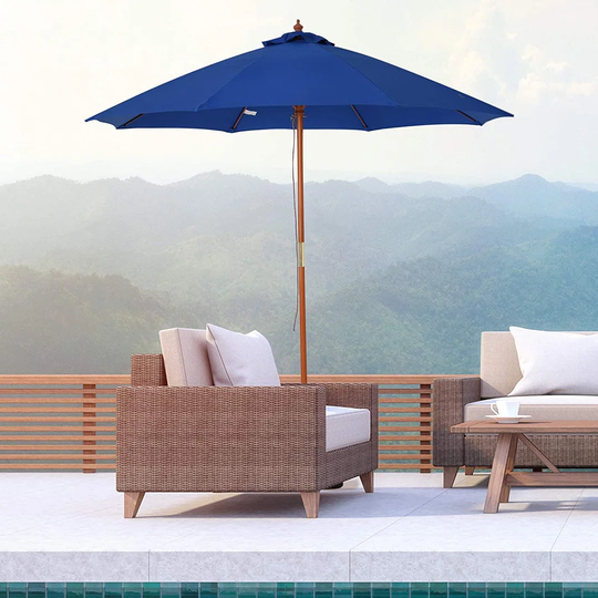 Cristina 2.57m Traditional Parasol