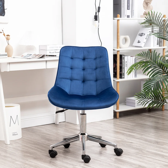 Height adjustable Desk chair w/Velvet