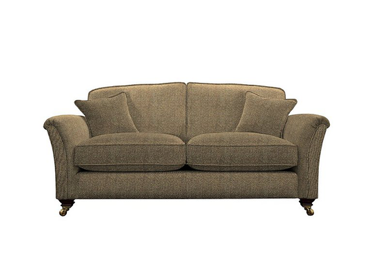 Parker Knoll - Devonshire Large 2 Seater Classic Back Fabric Sofa - Brown