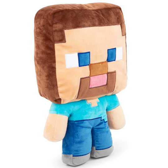 Minecraft Steve Shaped Decorative Pillow Approx. Kids Plush Bed Cushion