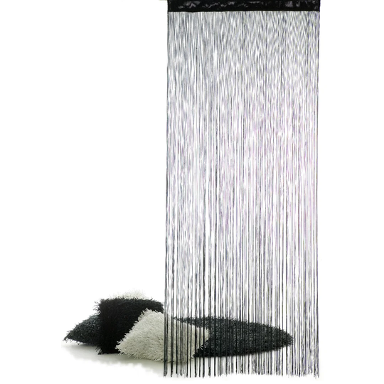 Cusack Metallic Slot Top Sheer Single Curtain