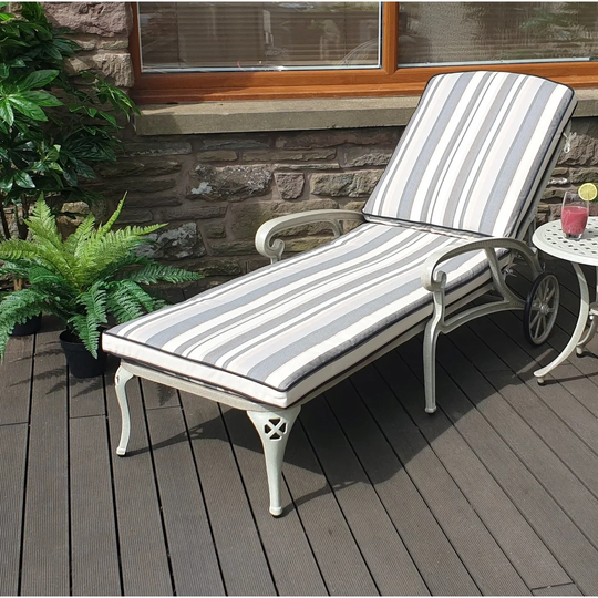 Avion Reclining Sun Lounger with Cushion