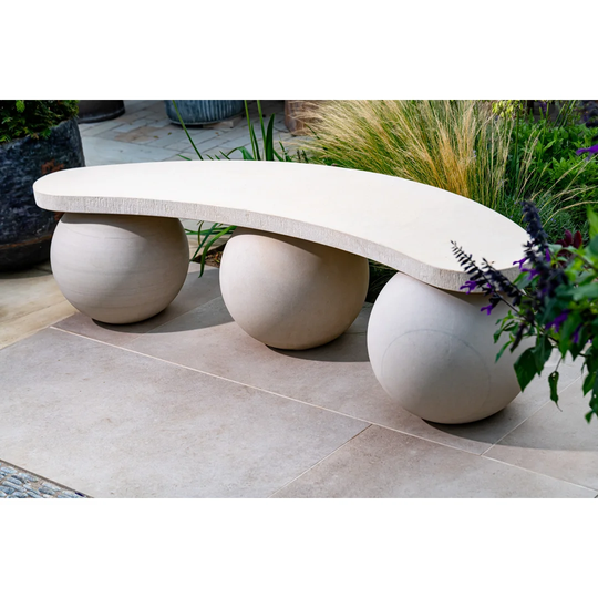 Rumson Optical Sandstone Traditional Bench