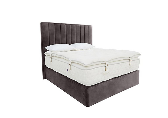 Harrison Spinks - Yorkshire 40,000 Divan Set - Small Double - Grey