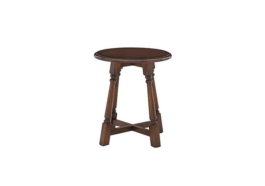 Old Charm Lamp Table - Brown